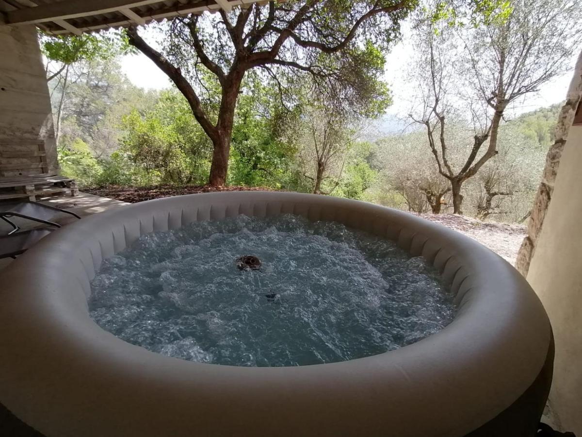 Sejour En Pleine Nature, Vue Imprenable, Jacuzzi Contes  Ngoại thất bức ảnh